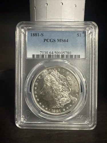 1881-S Morgan Dollar PCGS MS 64 #780 (PL???)