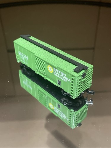 Vintage N Scale 40' BOX CAR BCOL 4238 BRITISH COLUMBIA RAILWAY RWY ! - Imagen 2 de 9