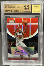2005-06 Finest Raymond Felton 116/169 BGS 9.5 Auto 9 Red Refractor RC      cc17