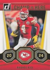 2024 Donruss #4 Rashee Rice Champ is Here INSERT CHIEFS