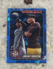 2024 Topps Chrome Update Sapphire Edition #USCS12 (Ha-Seong Kim / Jung Hoo Lee)