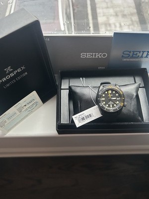 Seiko Prospex SPB255 Black Series Limited Edition Diver s 200M - Unworn Full Set