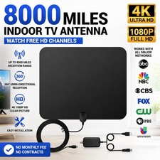 Indoor Digital TV Antenna   360  Omni-Directional Signal, Free OTA Local Channel