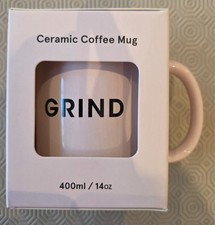 Rare New in Box Limited Edition - Quality Official Grind Ceramic Coffee Cup Mug