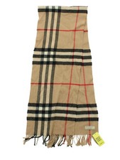 Burberry Herren Schal Mehrfarbig Kariert 100% Kaschmir Schal