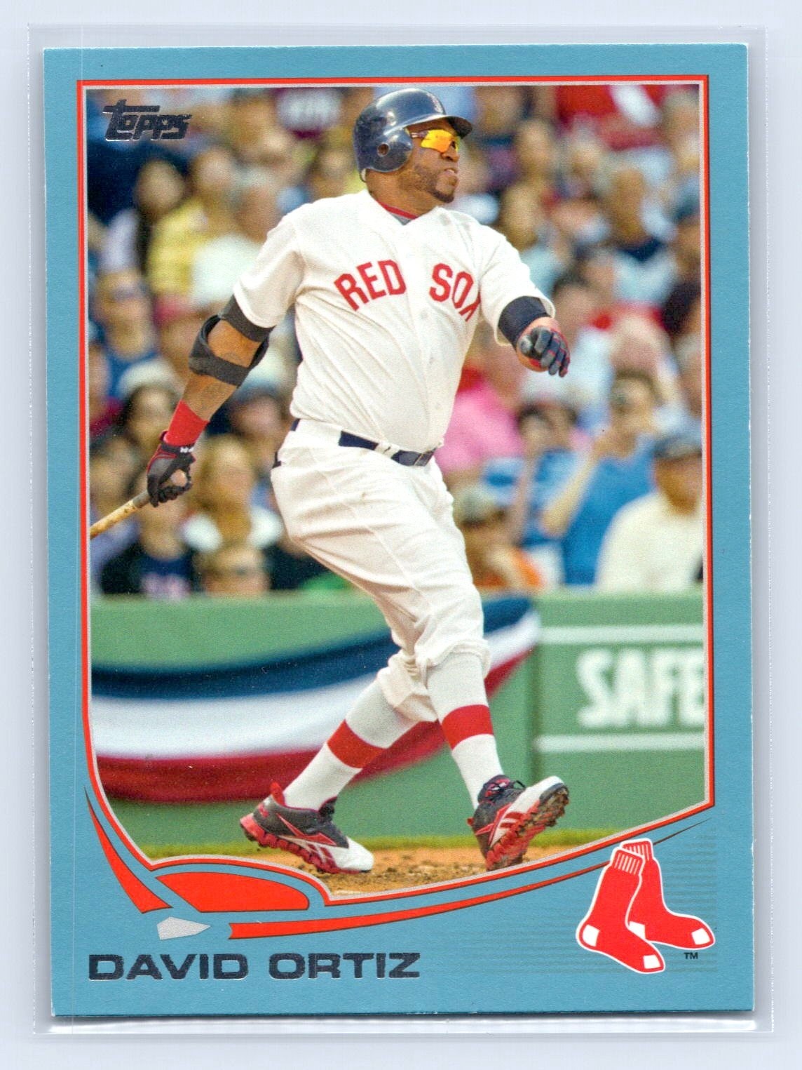 2013 Topps #595 David Ortiz Blue