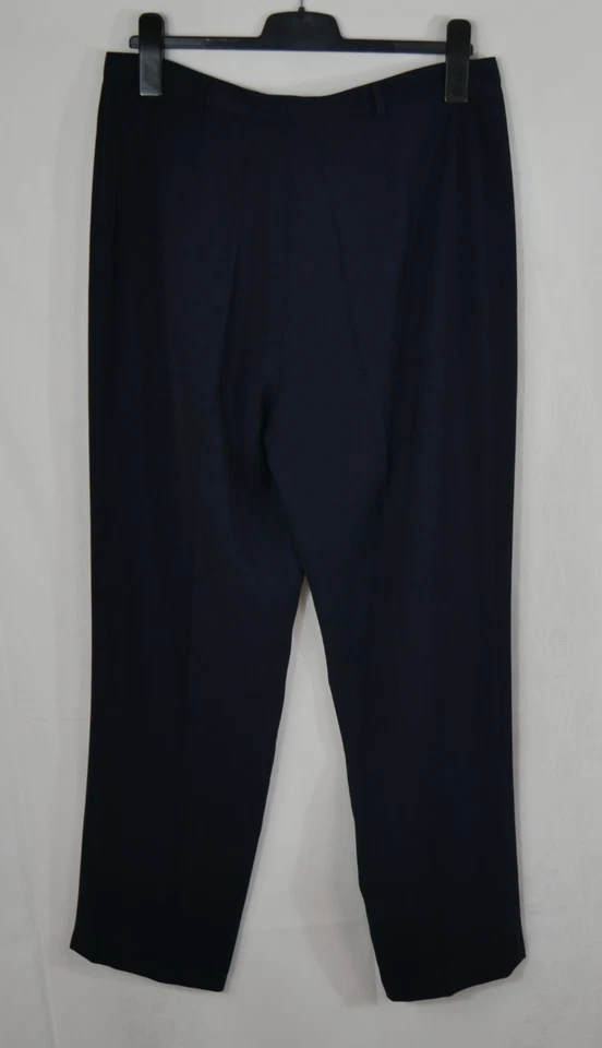 Damen MADE IN ITALY Elegante Hose Dunkel Blau Zeitlos Chic Größe DE 42/44 TOP! - Bild 4 von 4