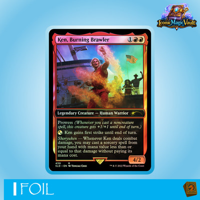 Ken, Burning Brawler | Foil | MTG | Secret Lair x Street Fighter | EN | NM | R
