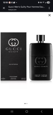 Gucci Guilty Black EDT Spray 3.0 oz (90 Ml) Sealed New Box Authentic Free Ship