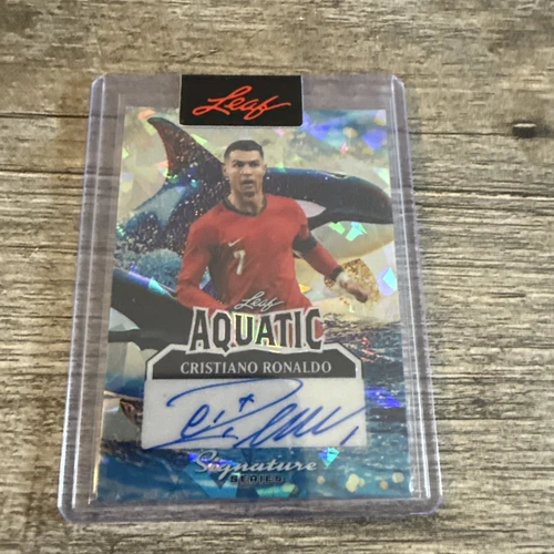 2025 Leaf Signature Series Aquatic "Orca" Cristiano Ronaldo Auto 1/1!
