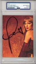 TAYLOR SWIFT LIFE OF A SHOWGIRL 3 HEART SIGNED PHOTOGRAPH PSA DNA COA SIGNATURE