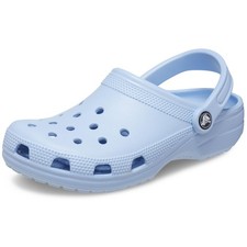 Crocs Unisex-Adult Classic Clog, Clogs for Women and Men, Blue Calcite, 13