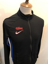 NIKE VIBEZ DRI FIT TRACKSUIT TOP SIZE MEDIUM - BLACK