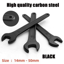 Heavy Duty Black Single Head Open End Wrenches Repair Spanner Workshop 14mm-50mm
