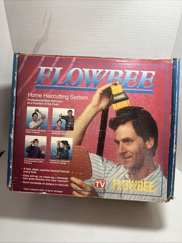 Flowbee Haircutting System in Box w/Power Supply, Guide And Attachments (READ) - Picture 1 of 17