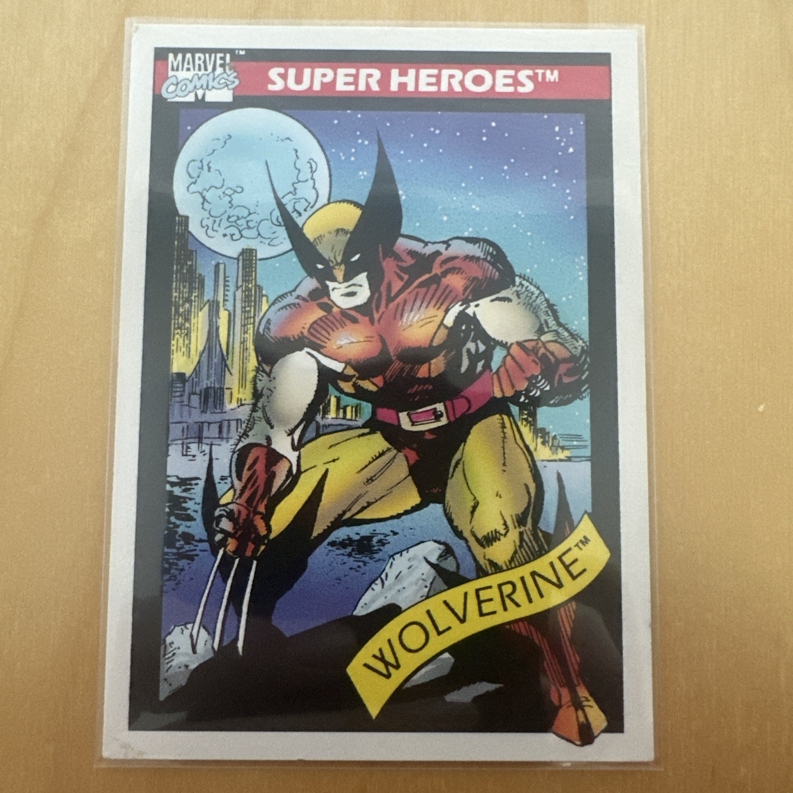 1990 Marvel Universe Rare Toy Biz WOLVERINE PROMO Card #10