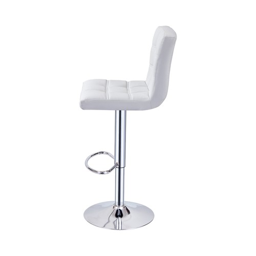 Faux Leather Barstool Chrome Base Stool Counter Height Stool Breakfast Bar Chair - Picture 18 of 172