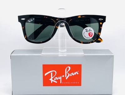 Ray-Ban Original Wayfarer 50mm Polarized Sunglasses - Havana / Green Lens RB2140