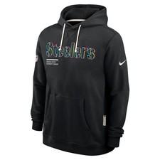 Nike Men's Pittsburgh Steelers 2025 Crucial Catch Hoodie Black