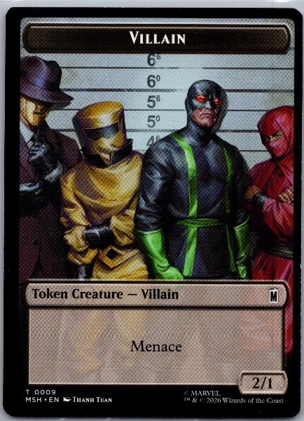 2026 Villain T0009 Marvel Super Heroes Mythic Rare NM