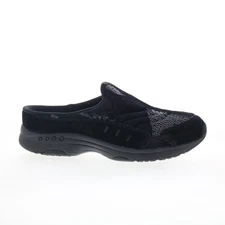 Easy Spirit Traveltime 561 Martha Stewart Womens Black Narrow Flats Shoes 8