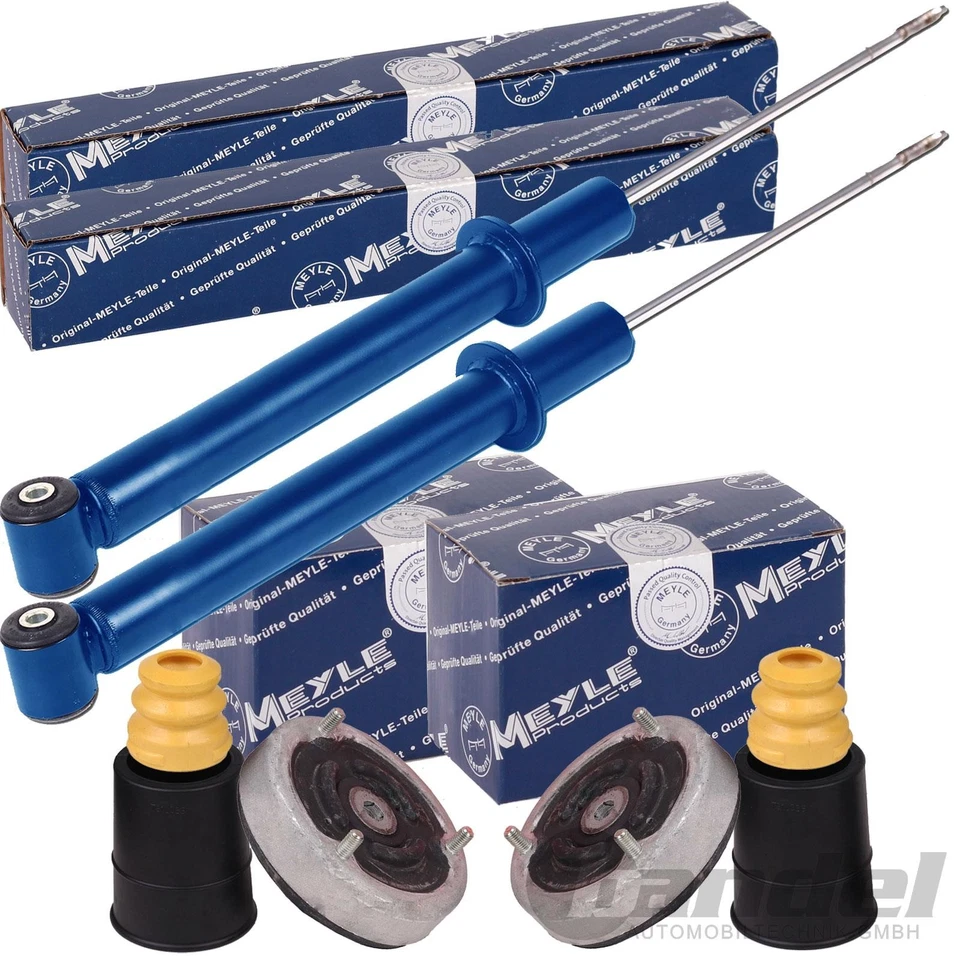 2 MEYLE Amortisseur Arrière+Palier+Protection Kit Convient pour BMW 5er E60 - Photo 1/1