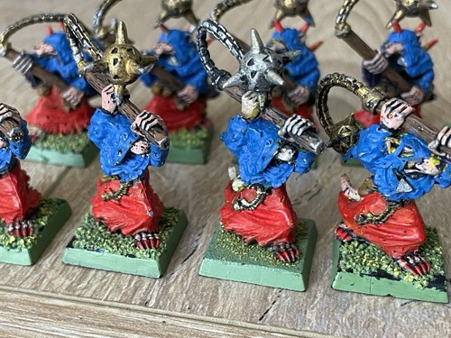 Warhammer Fantasy 10x Skaven Plague Censer Bearer Metal Games Workshop 1993 - Picture 4 of 13