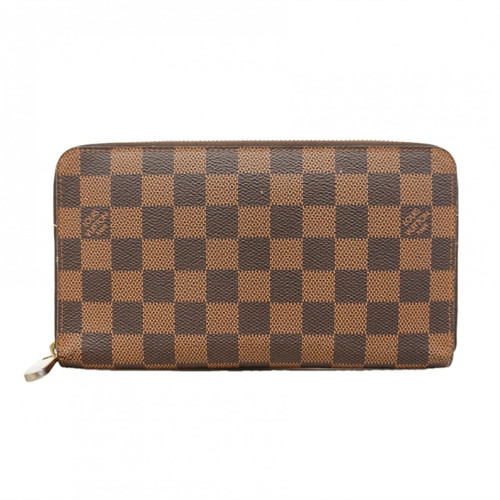 Louis Vuitton Damier Zippy Organizer Long Wallet N60003 Ebene Men'... GZl1iv6l