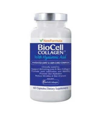 BioCell Collagen 500mg Hyaluronic Acid Joint & Bone Support Skin Care 60 caps