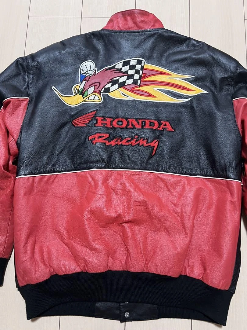 Veste cuir Honda Racing design Chase Jh