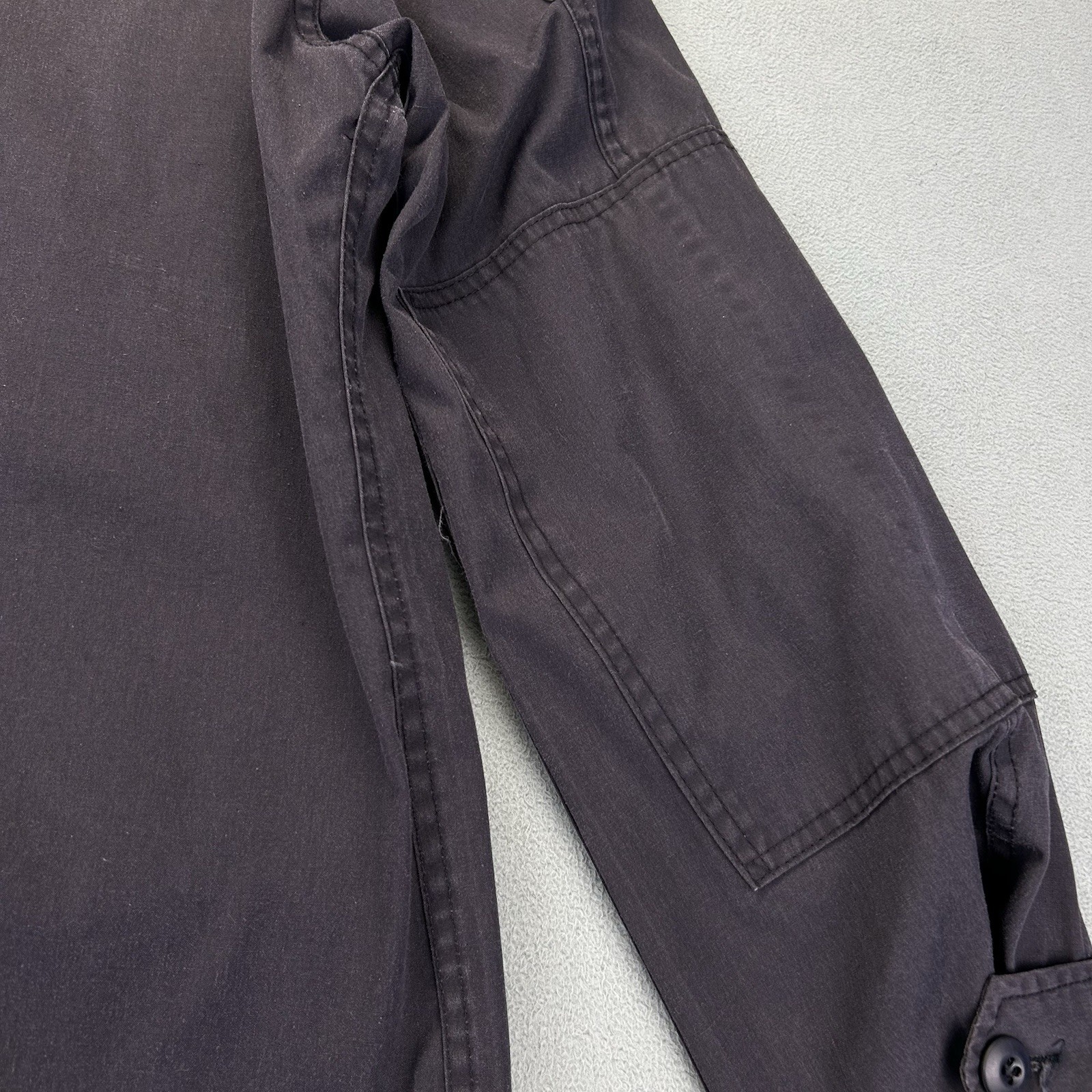 Vintage US Military Black Field Jacket Medium Utility Combat 70s 80s thumbnail 9