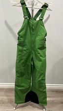 Columbia Snow Bibs bib youth 14/16 Ski Overalls Pants green Kids Waterproof