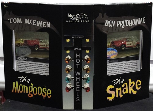 Hot Wheels Don Prudhomme Snake Vs Tom McEwen Mongoose Hall of Fame 2003 2 Cars - Picture 5 of 8