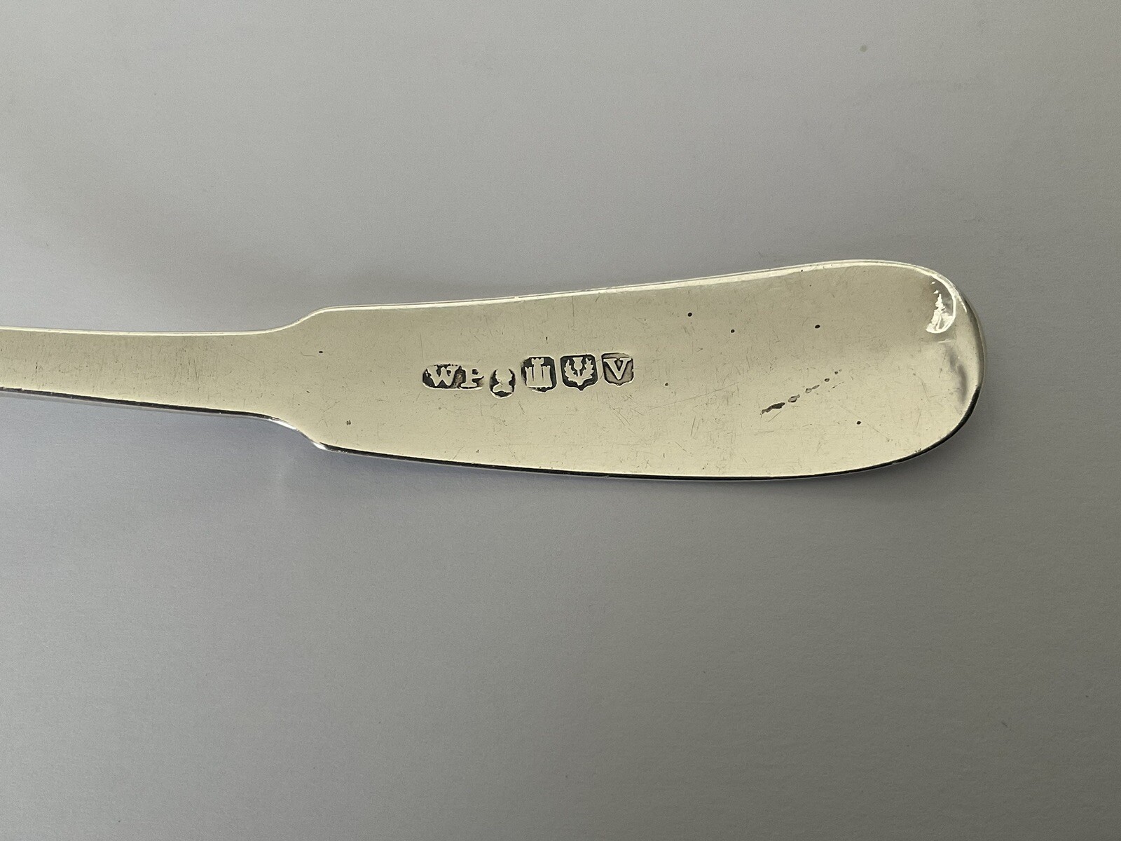 Lovely Scottish Georgian Solid Silver Sugar Ladle by William Peat Edinburgh 1827