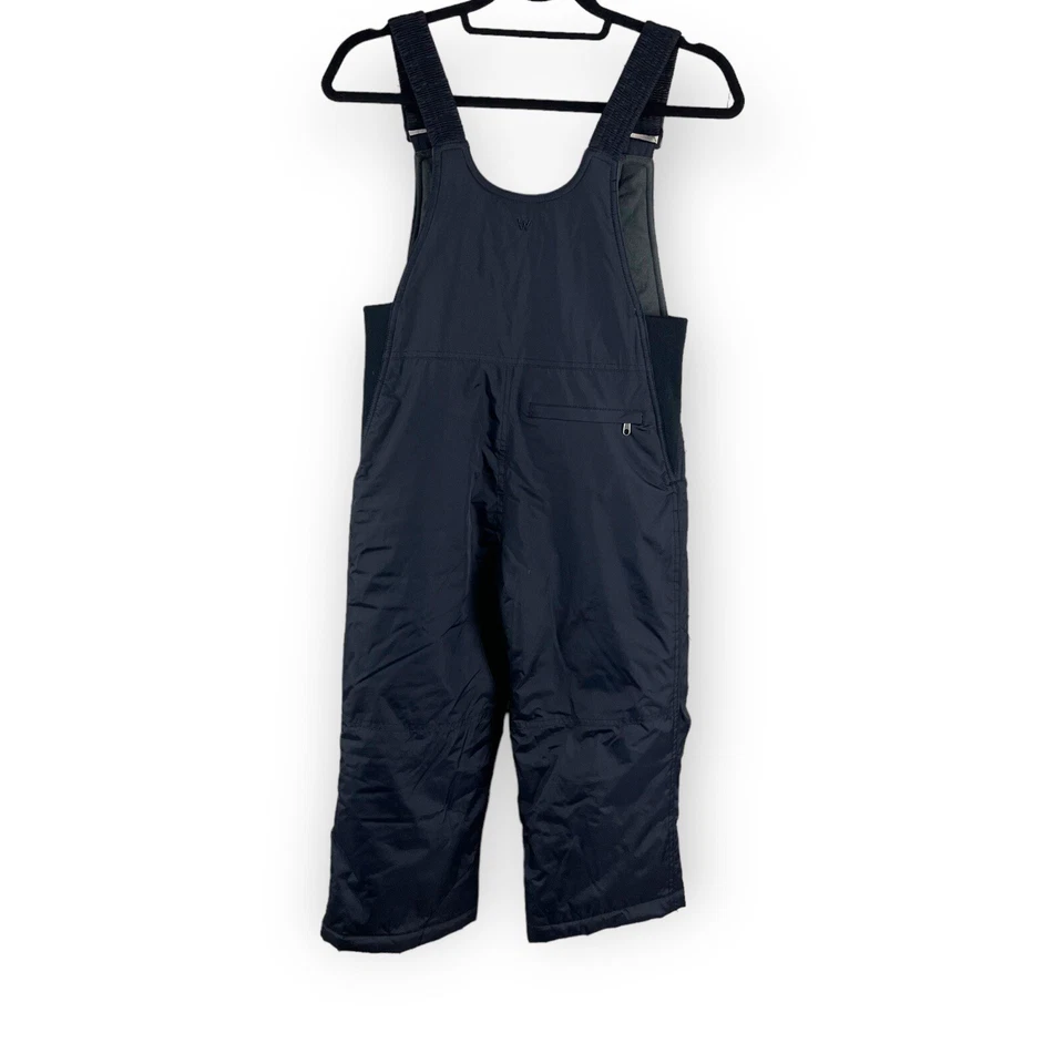 Blanco Sierra Babero Nieve Pantalones Talla XS Niños Niñas Negro Foto 2 de 4