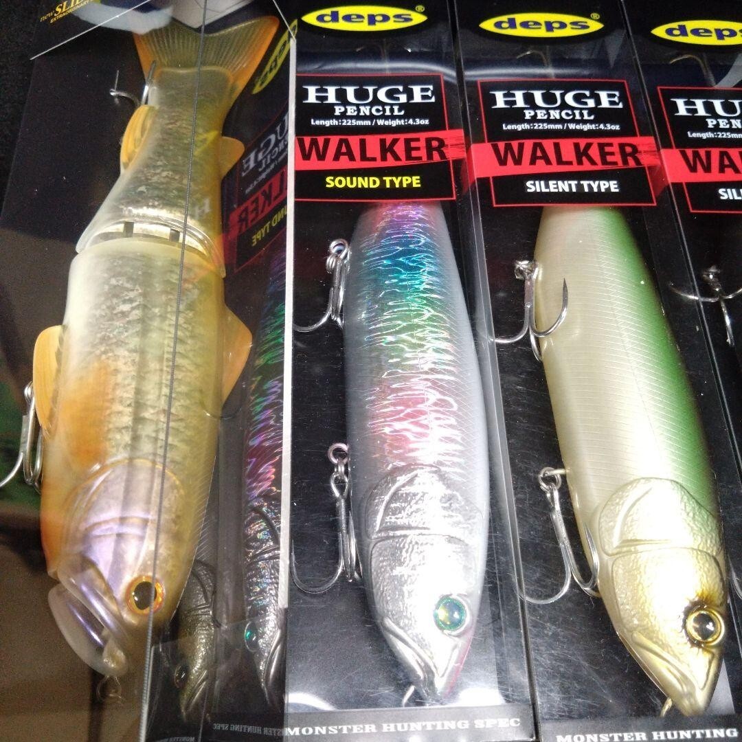 Set Of 4 Deps Slide Swimmer 250 Huge Pencil Walker Rainbow Keepcast Limited NEW - Image 2