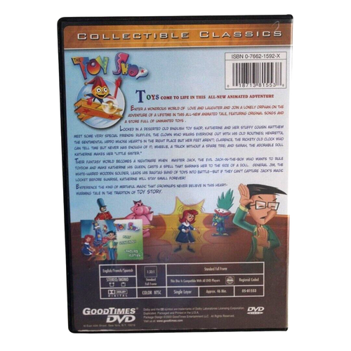 The Toy Shop - Collectible Classics Animated Adventure (DVD, 2003, Anime, VG) - Imagen 2 de 4