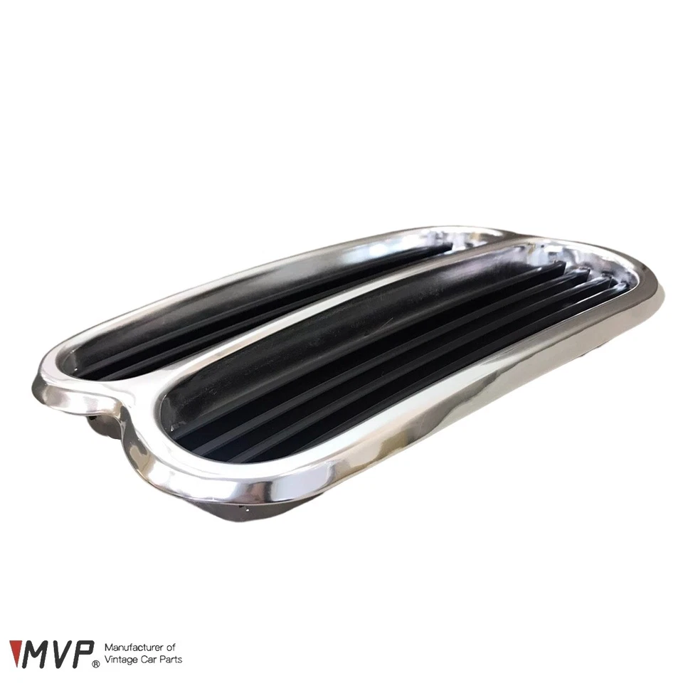 MVP BMW E10 1602-2002tii Early Black/Silver Aluminum Grille Center 51131801577 Foto 3 de 4