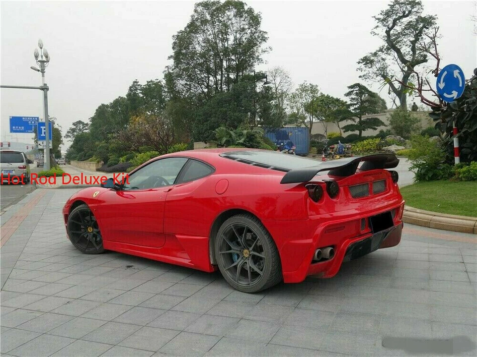 Alerón trasero de fibra de carbono para Ferrari F430 2004-2009 estilo VLS Foto 4 de 4