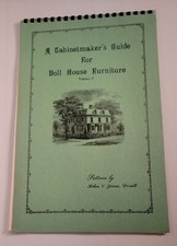 Cabinetmaker's Guide for Doll House Furniture Vol 3 make pattern build