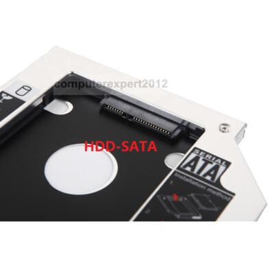Caddy Hdd Ssd Per Dell Caddy Alloggiamento Per SSD/HDD 2.5" Per Dell M4600, M6600 | Adattatore SATA In Alluminio Caddy 9.5mm SATA Per Laptop Dell - Foto 6
