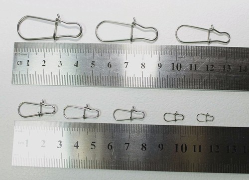 25 Pcs Fishing Nice Snap Hook Lure Connector Swivels Stainless Steel Fishing Lur - 第 6/6 張圖片