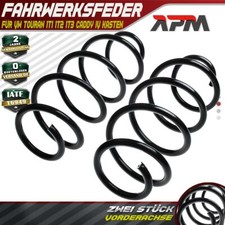 2x Federn Fahrwerksfeder Vorderachse für VW Touran 1T1 1T2 1T3 Caddy IV Kasten