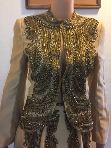 ALBERTA FERRETTI Haute Couture Limited Edition AW2015 Runway Dress IT40 - Picture 3 of 13
