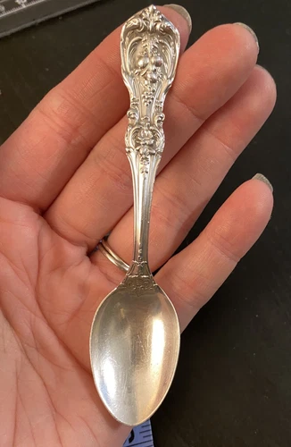 Reed & Barton Francis I sterling silver demitasse spoon, elegant, no monogram