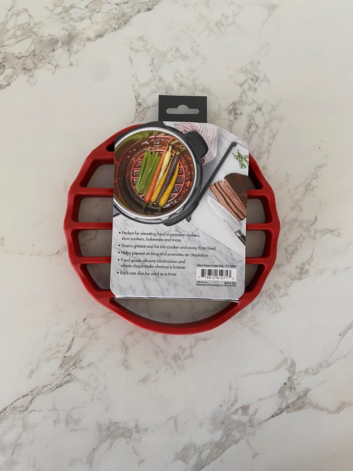 OXO Softworks BUNDLE Silicone Pressure Cooker Sling and Rack - BRAND NEW