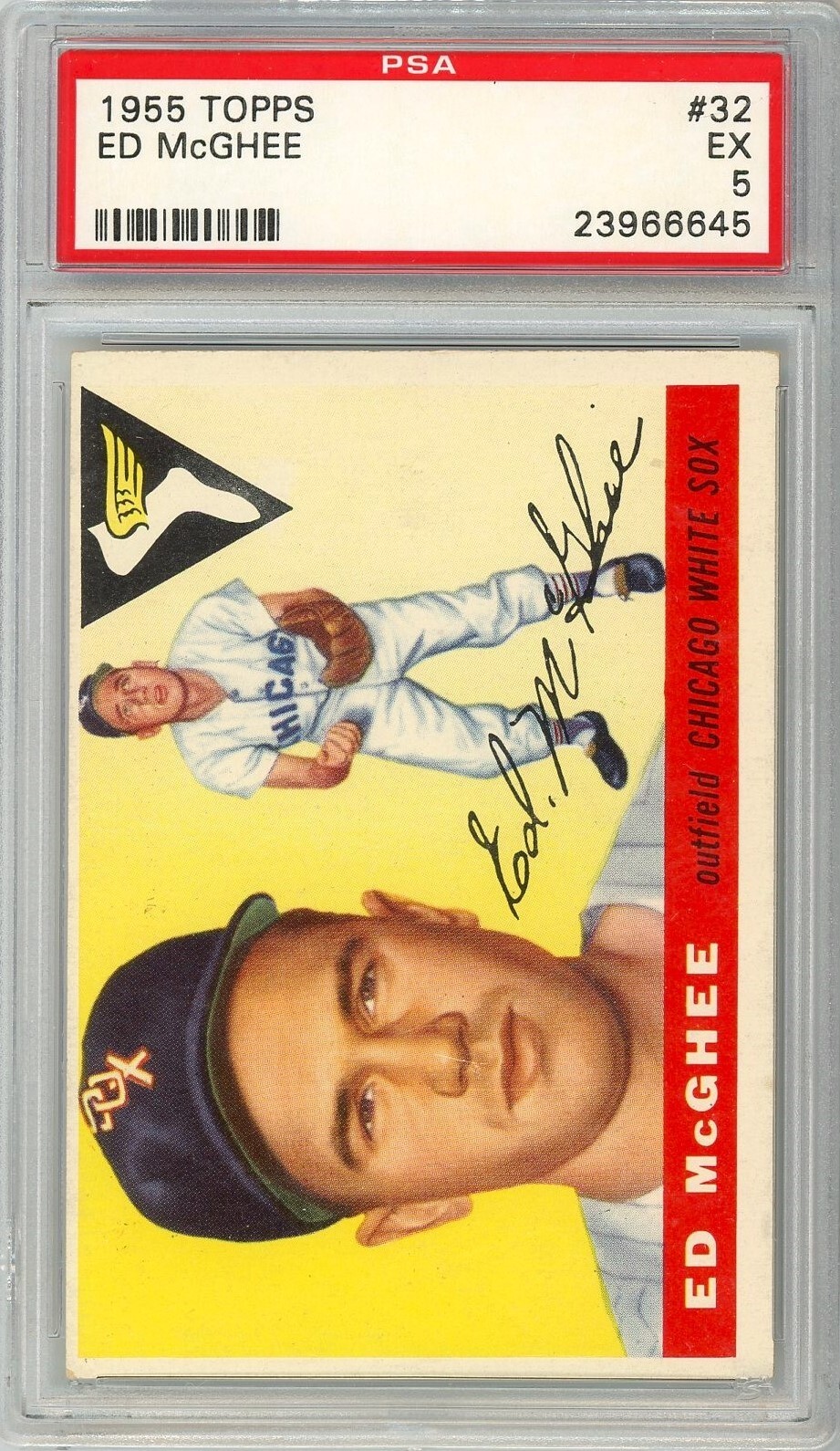 1955 Topps Ed McGhee #32 PSA 5 P1349