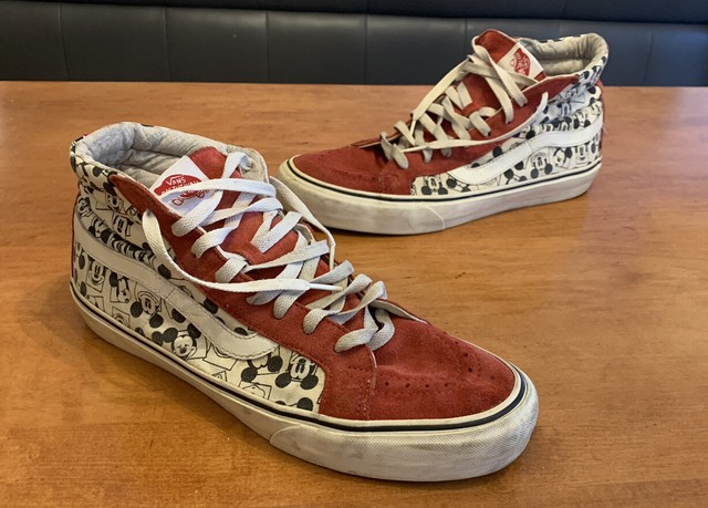 cartoon vans sk8 hi