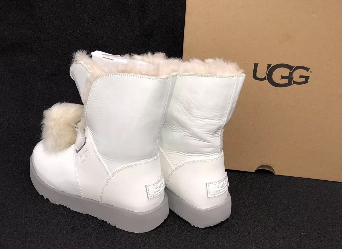 ugg isley patent waterproof boot