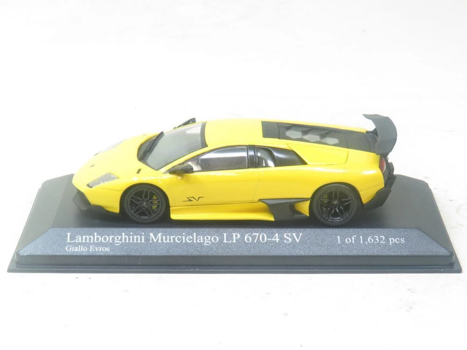 Minichamps 400 103940 Lamborghini Murcielago LP 670-4 SV 2009 1.43 Scale Boxed - Image 4 of 4
